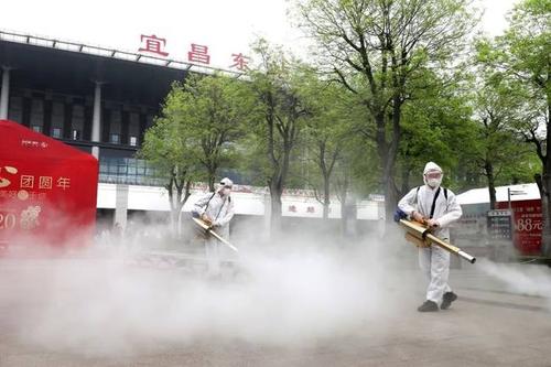 宜昌市对车船港站进行全面消杀