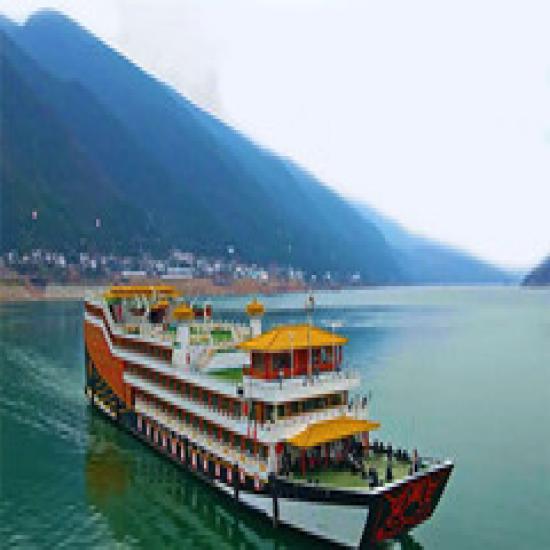[皇家花苑号游船]重庆到宜昌三峡单程四日游_原三国号旅游船